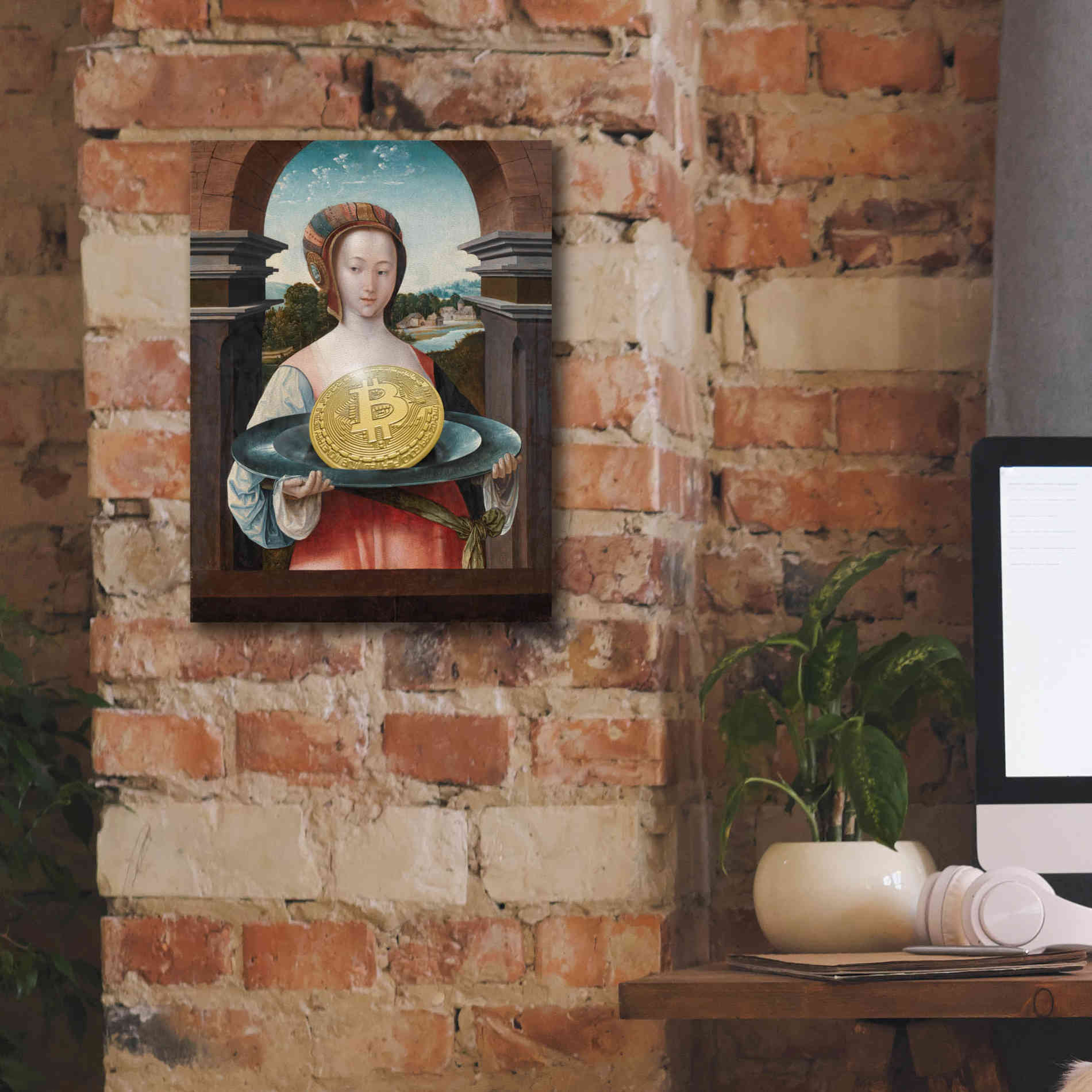 'History Meets Future VI' by Andrea Haase Giclee Canvas Wall Art,12 x 16