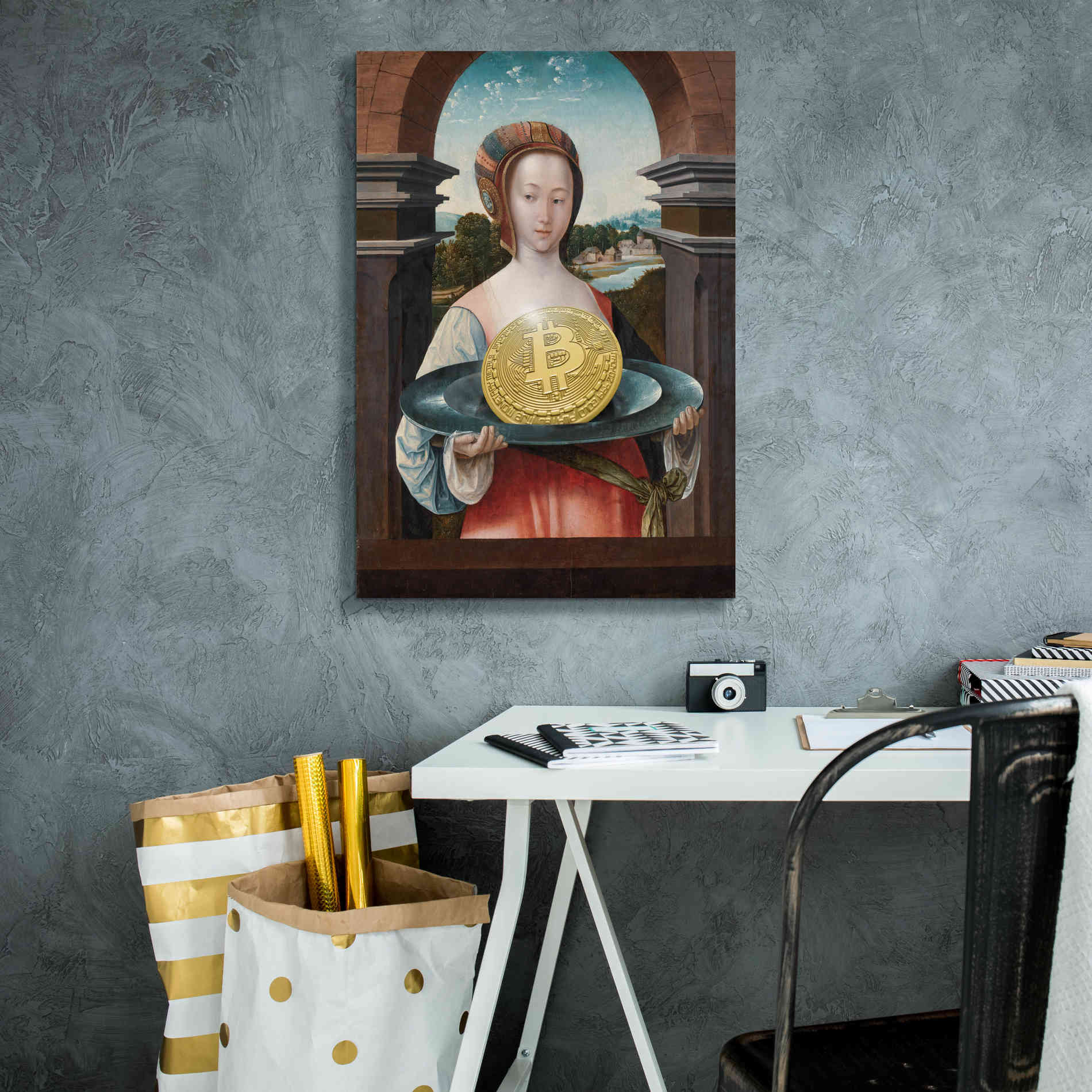 'History Meets Future VI' by Andrea Haase Giclee Canvas Wall Art,18 x 26