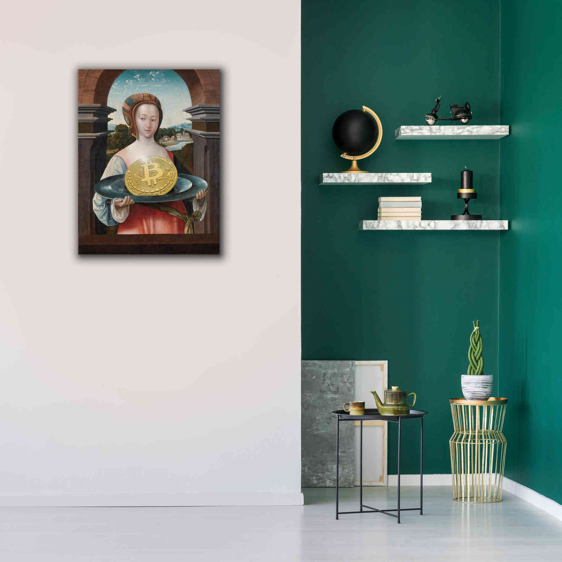 'History Meets Future VI' by Andrea Haase Giclee Canvas Wall Art,26 x 34