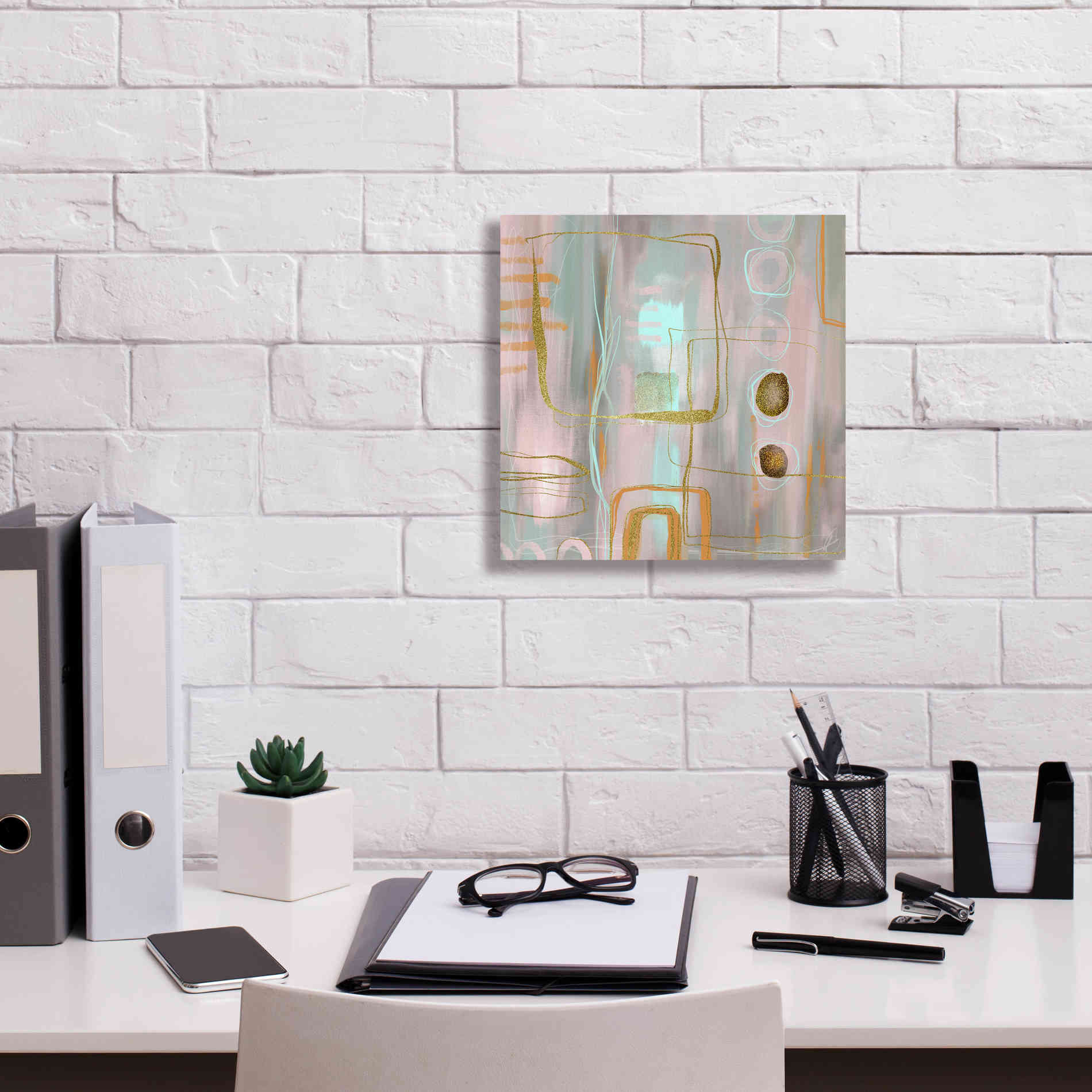 'Faded Elegance' by Andrea Haase Giclee Canvas Wall Art,12 x 12