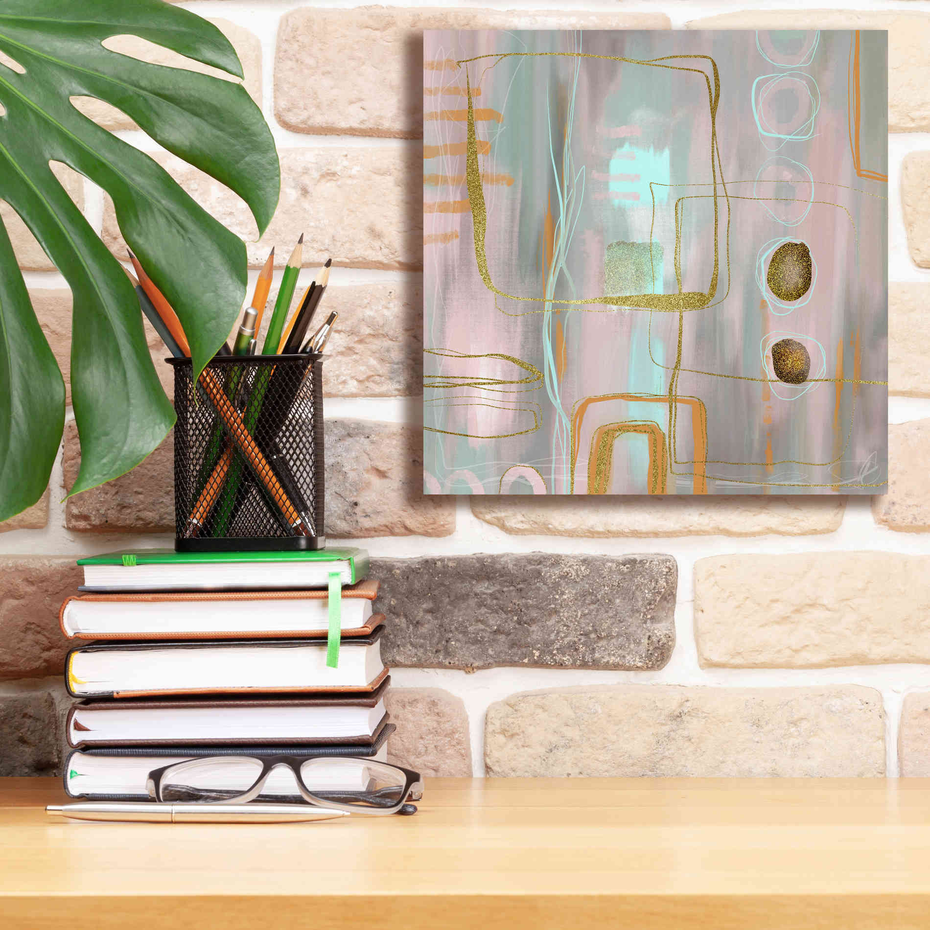 'Faded Elegance' by Andrea Haase Giclee Canvas Wall Art,12 x 12