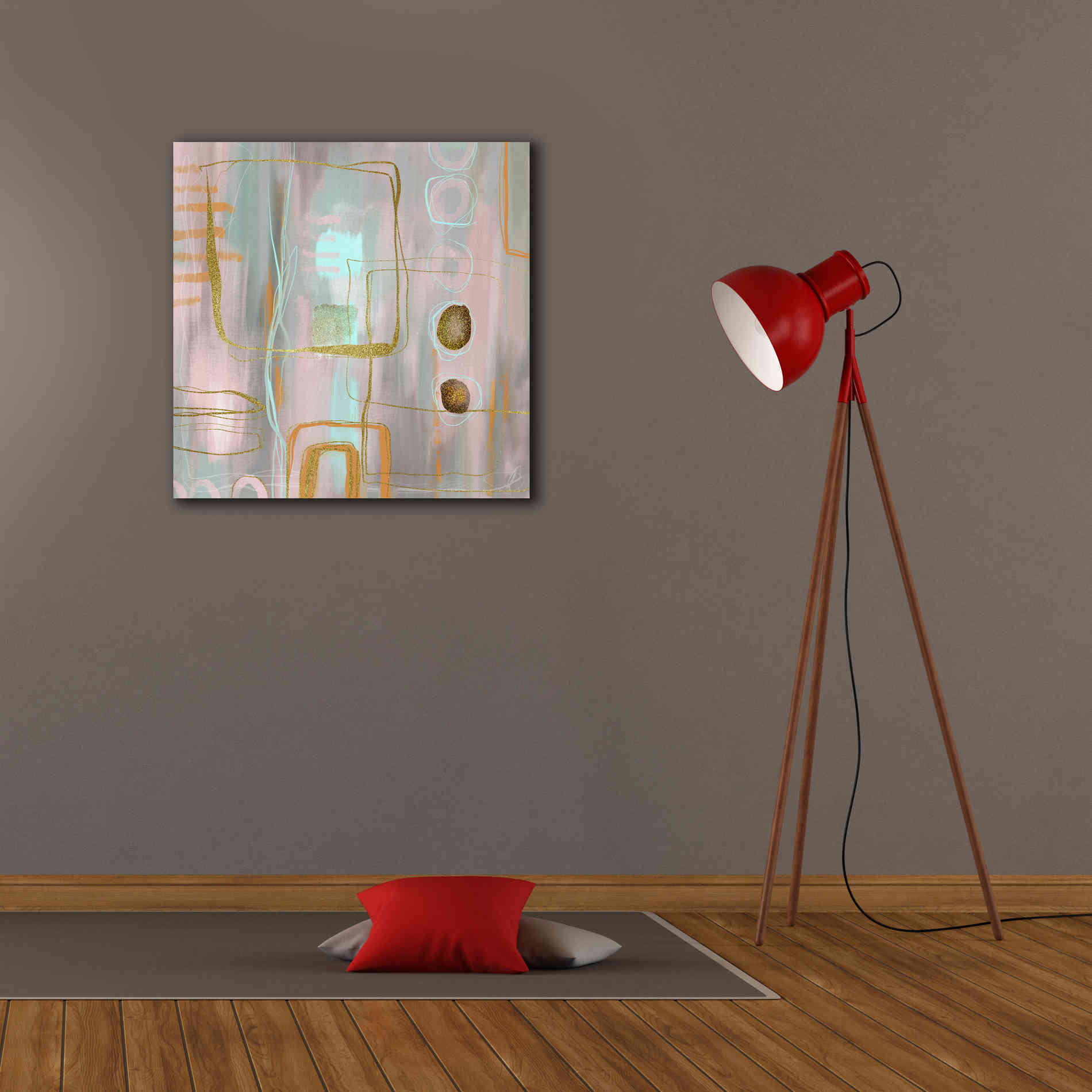 'Faded Elegance' by Andrea Haase Giclee Canvas Wall Art,26 x 26