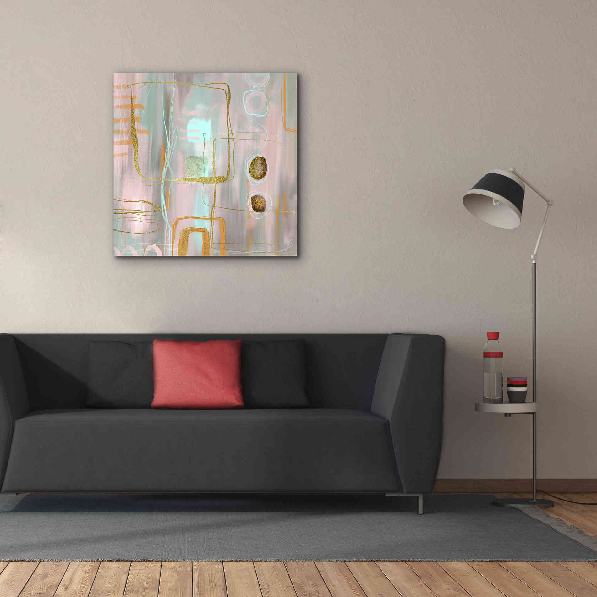 'Faded Elegance' by Andrea Haase Giclee Canvas Wall Art,37 x 37