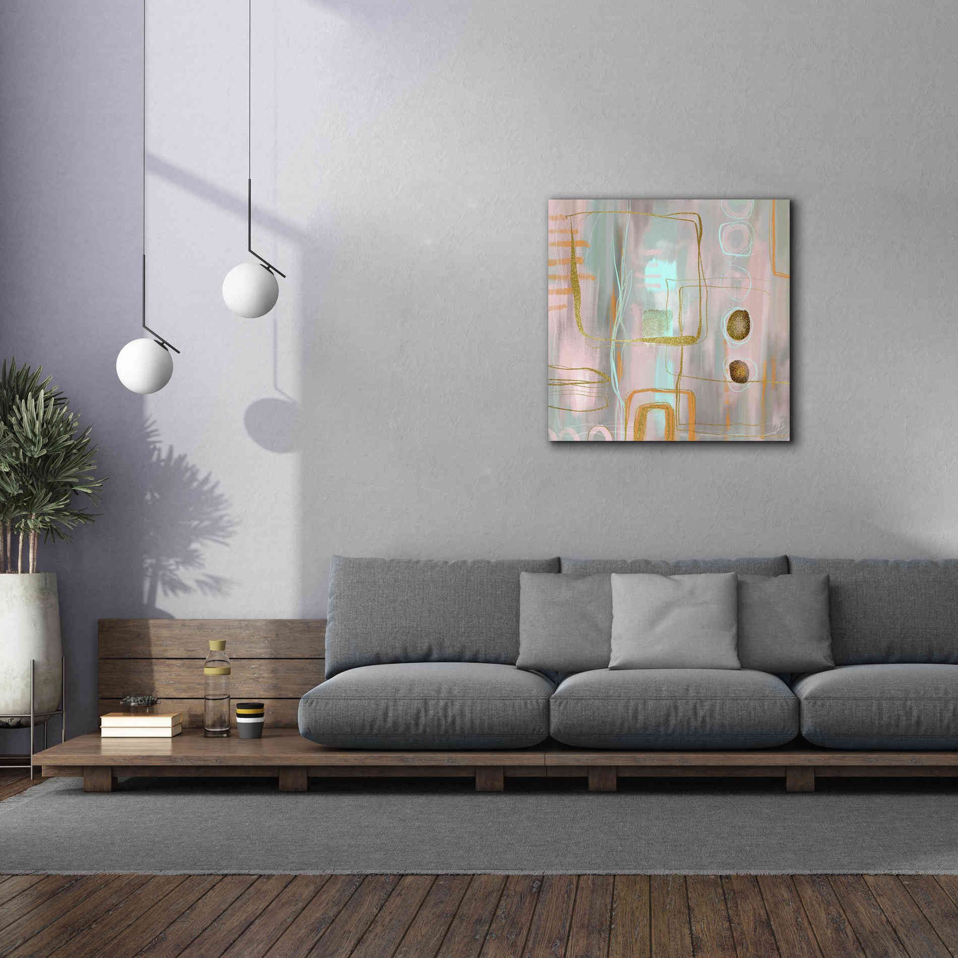 'Faded Elegance' by Andrea Haase Giclee Canvas Wall Art,37 x 37