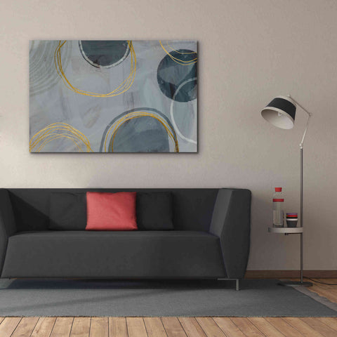 Image of 'Golden Line Abstraction' by Andrea Haase Giclee Canvas Wall Art,60 x 40