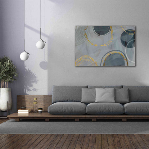 Image of 'Golden Line Abstraction' by Andrea Haase Giclee Canvas Wall Art,60 x 40