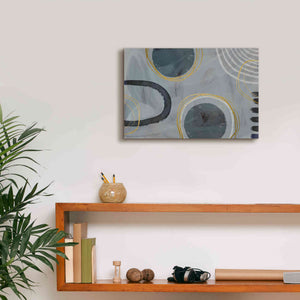 'Golden Line Intention' by Andrea Haase Giclee Canvas Wall Art,18 x 12