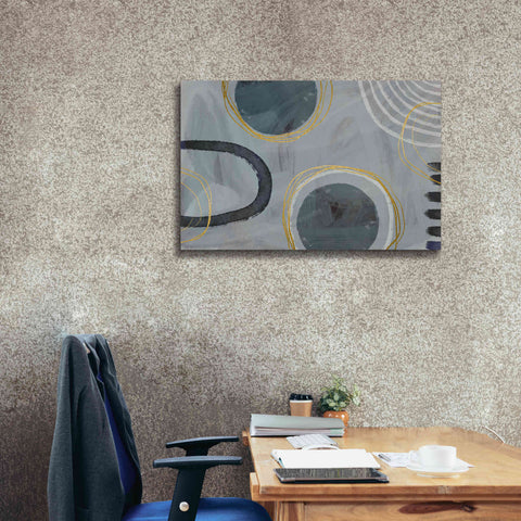 Image of 'Golden Line Intention' by Andrea Haase Giclee Canvas Wall Art,40 x 26