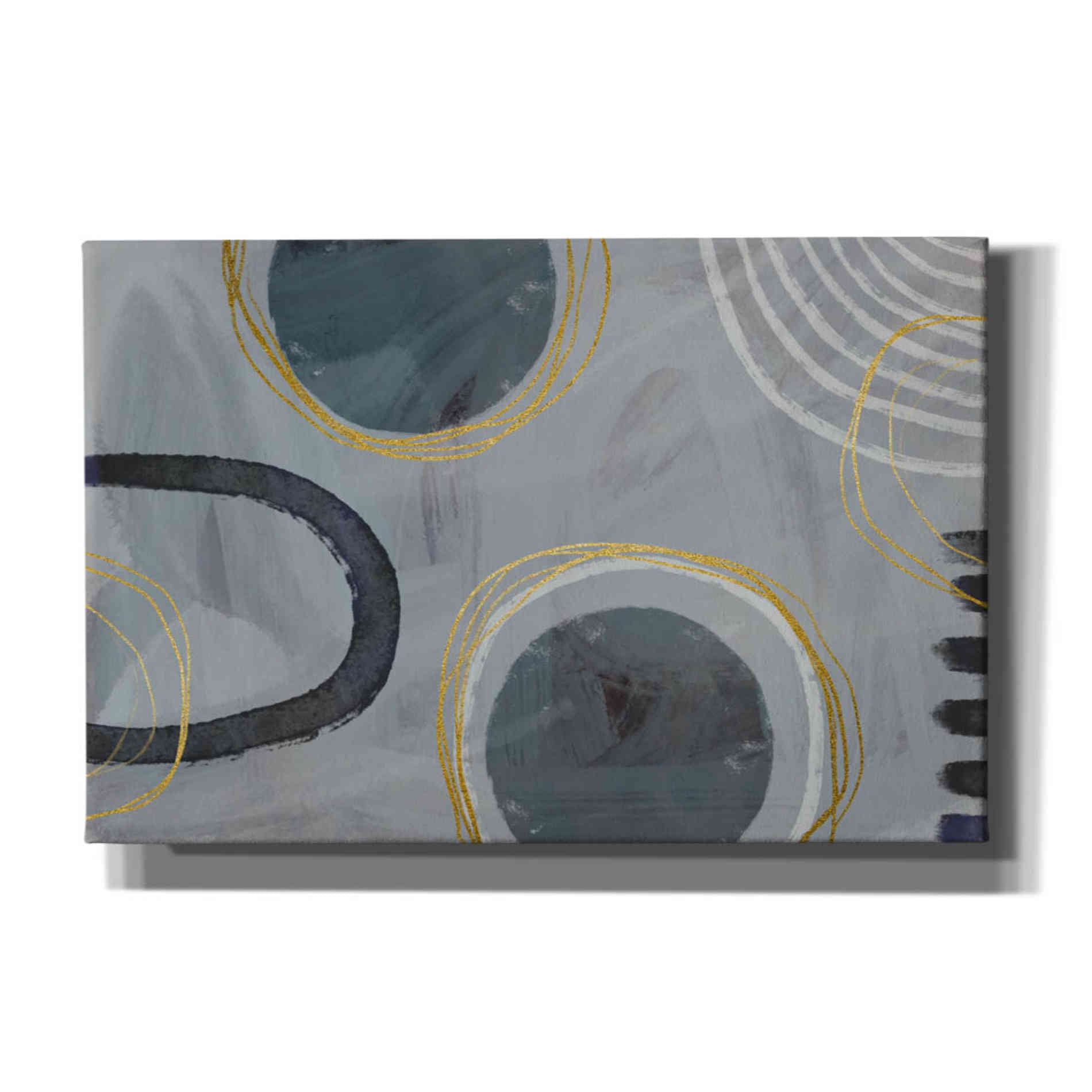 'Golden Line Intention' by Andrea Haase Giclee Canvas Wall Art