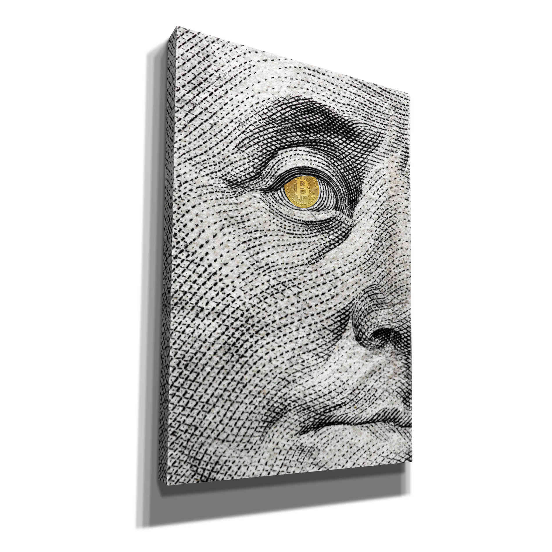 'Money Rules The World' by Andrea Haase Giclee Canvas Wall Art