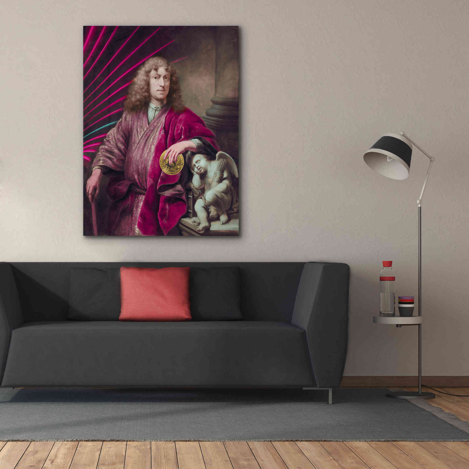 'History Meets Future I' by Andrea Haase Giclee Canvas Wall Art,40 x 54