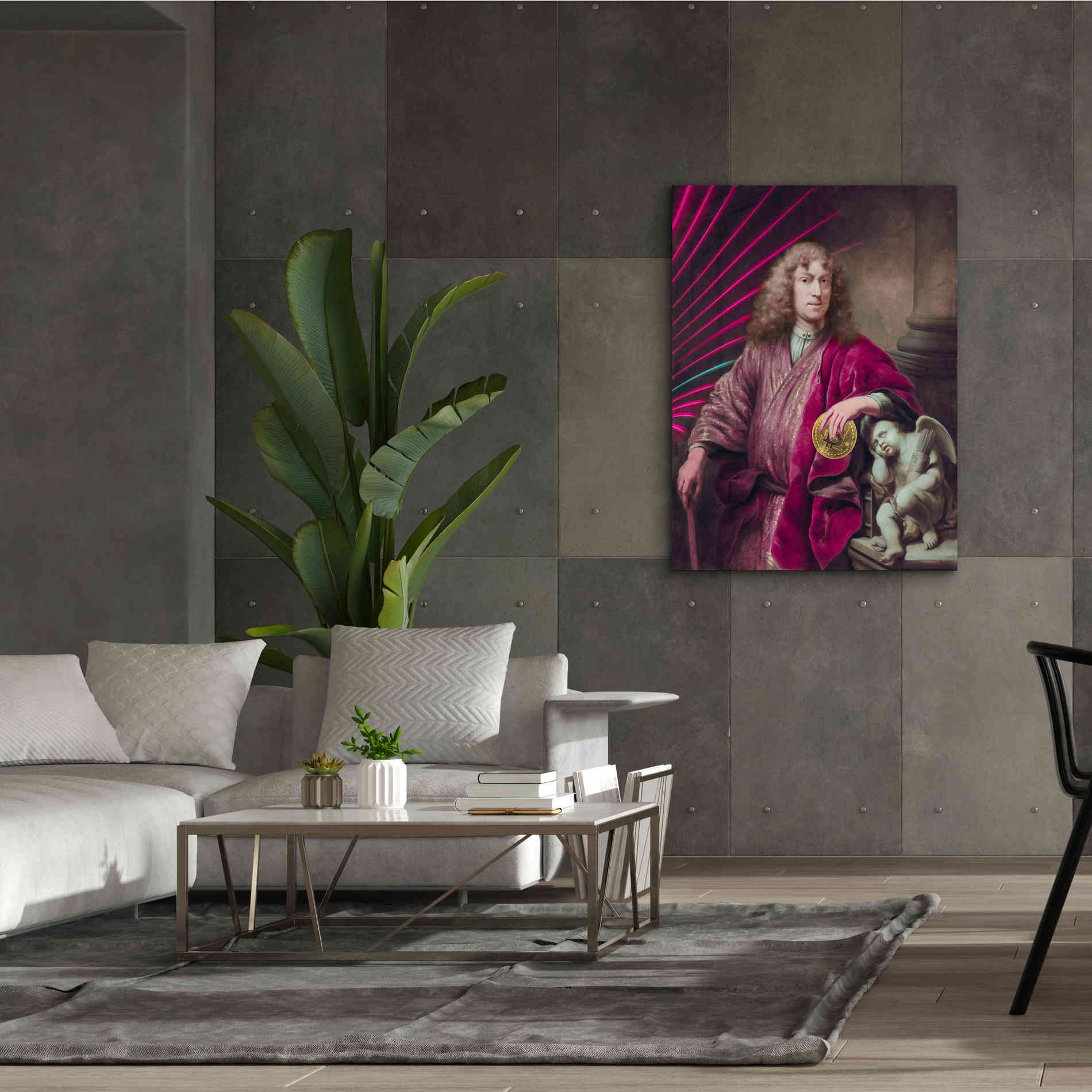 'History Meets Future I' by Andrea Haase Giclee Canvas Wall Art,40 x 54