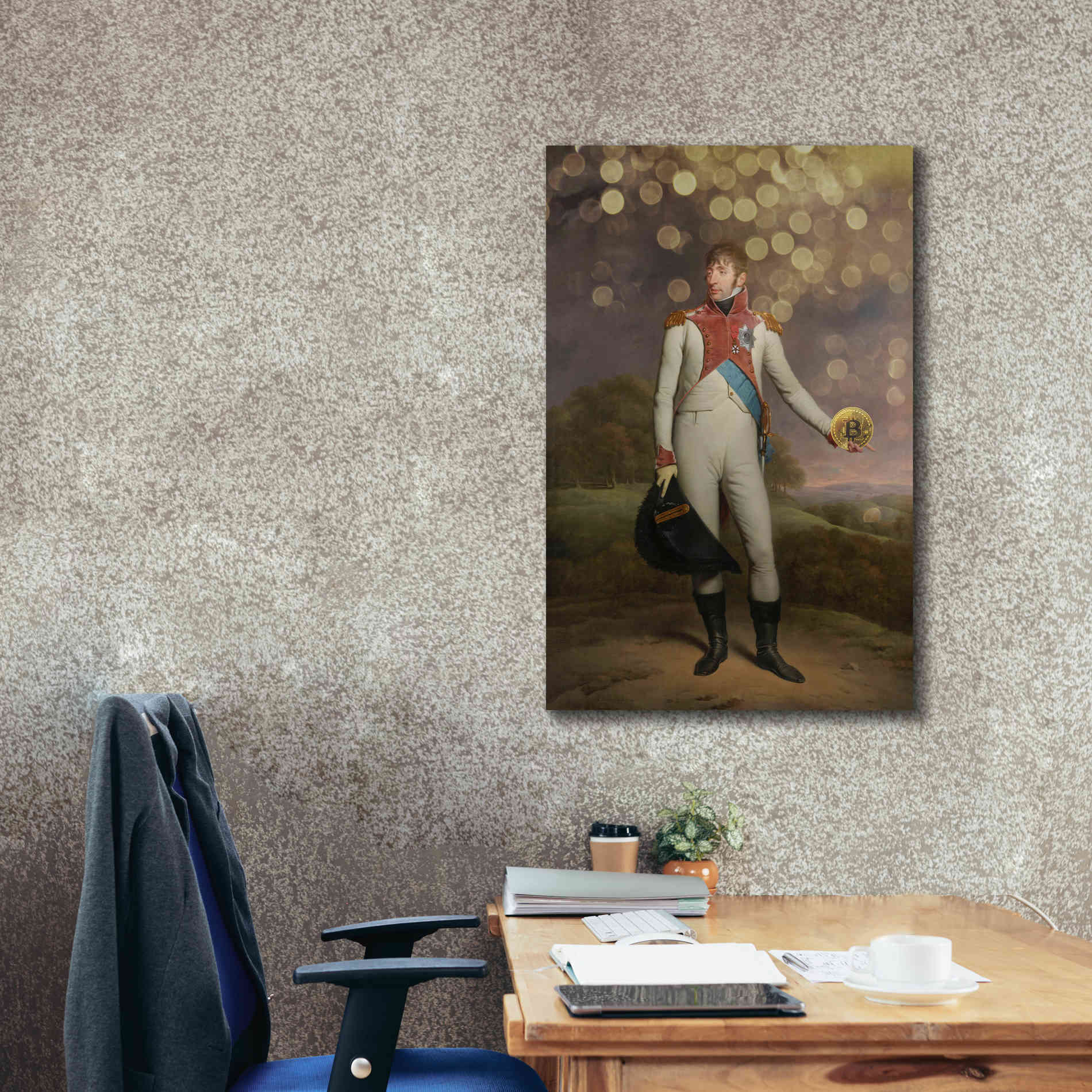 'History Meets Future II' by Andrea Haase Giclee Canvas Wall Art,26 x 40