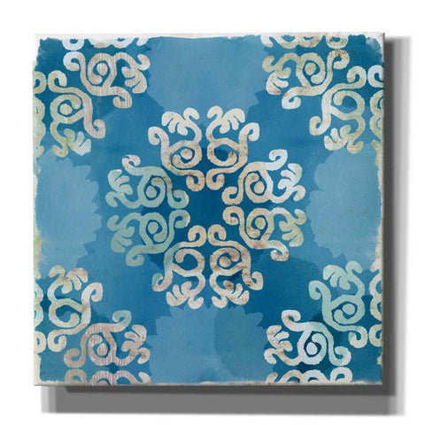 Image of 'Royal Blue Tile I' by Flora Kouta Giclee Canvas Wall Art