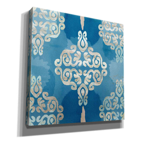 Image of 'Royal Blue Tile II' by Flora Kouta Giclee Canvas Wall Art