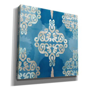 'Royal Blue Tile II' by Flora Kouta Giclee Canvas Wall Art