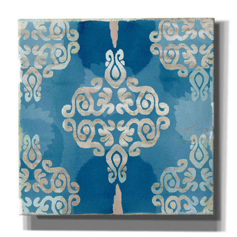 Image of 'Royal Blue Tile II' by Flora Kouta Giclee Canvas Wall Art