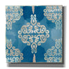 'Royal Blue Tile II' by Flora Kouta Giclee Canvas Wall Art