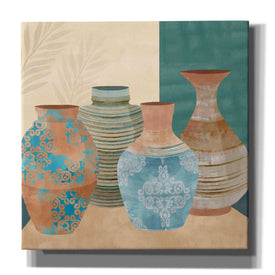 'Earthenware Pots II' by Flora Kouta Giclee Canvas Wall Art