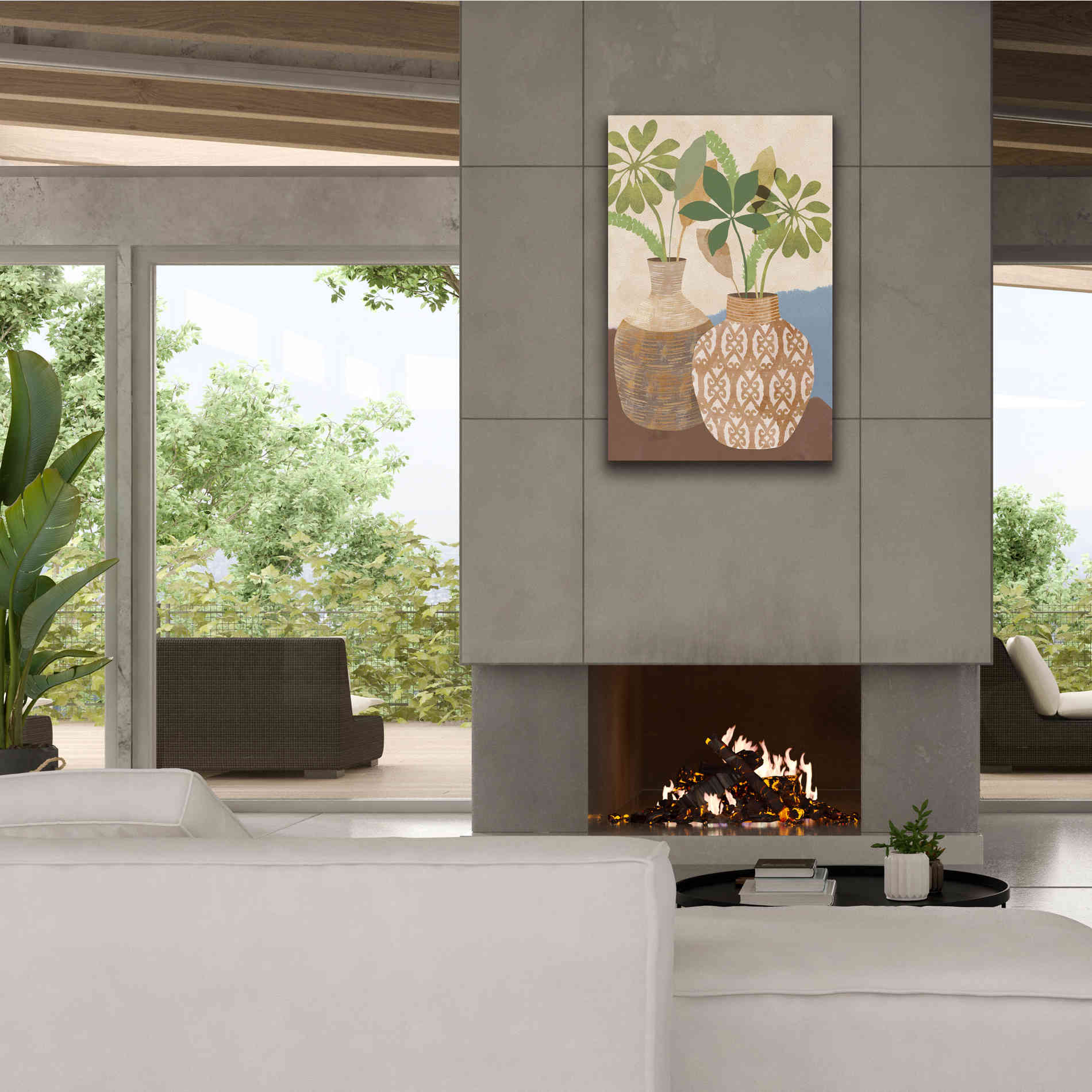 'Boho Still Life I' by Flora Kouta Giclee Canvas Wall Art,26 x 40