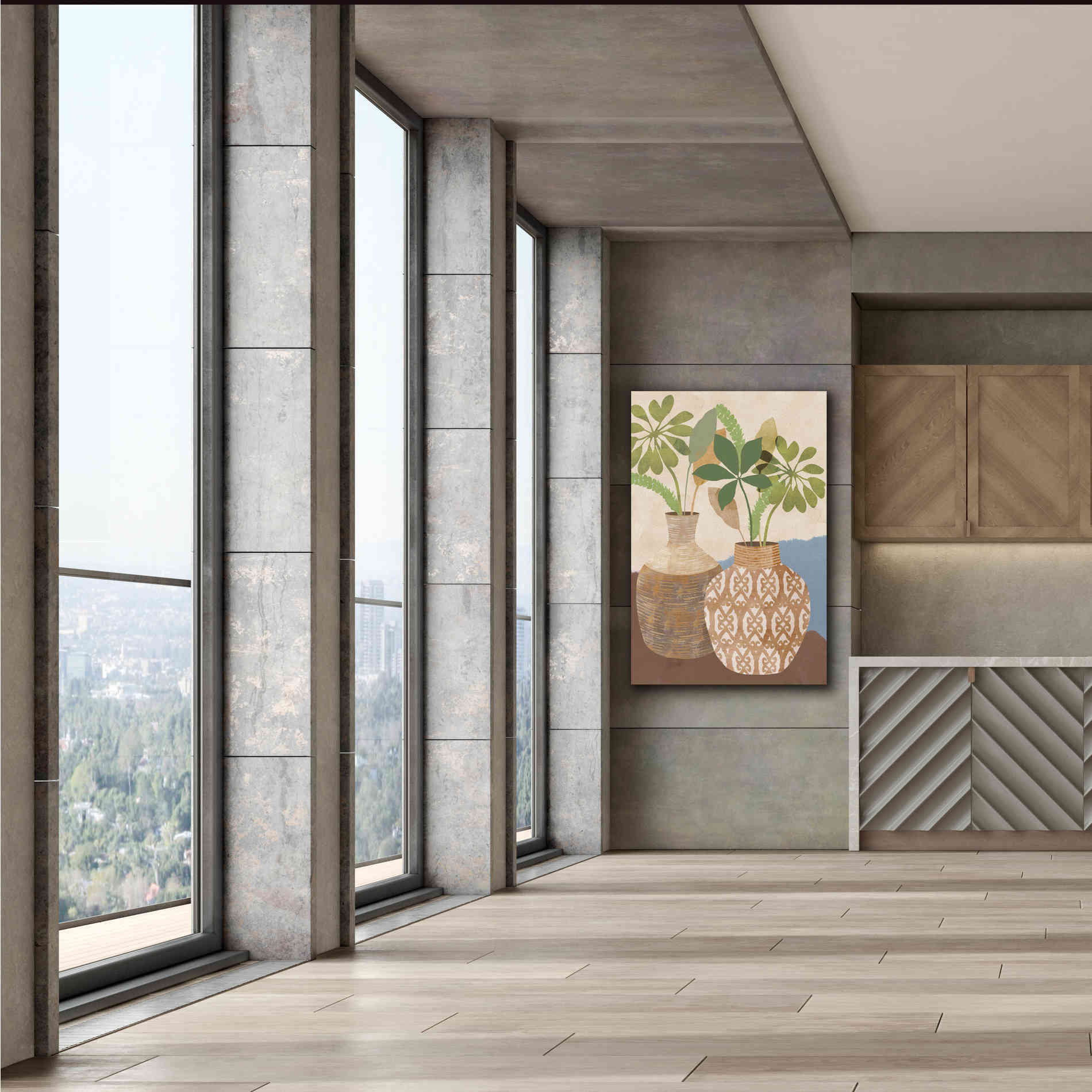 'Boho Still Life I' by Flora Kouta Giclee Canvas Wall Art,40 x 60