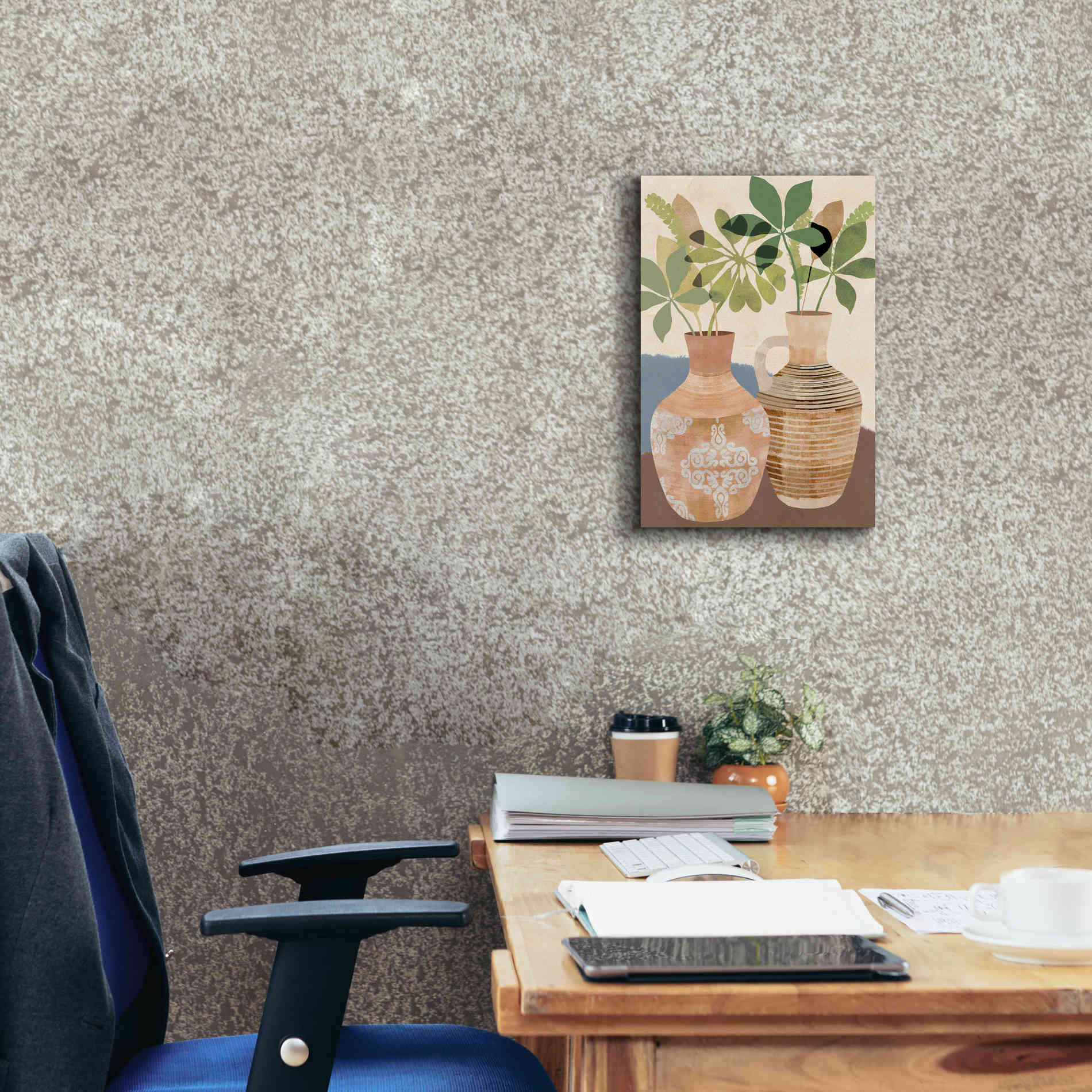 'Boho Still Life II' by Flora Kouta Giclee Canvas Wall Art,12 x 18