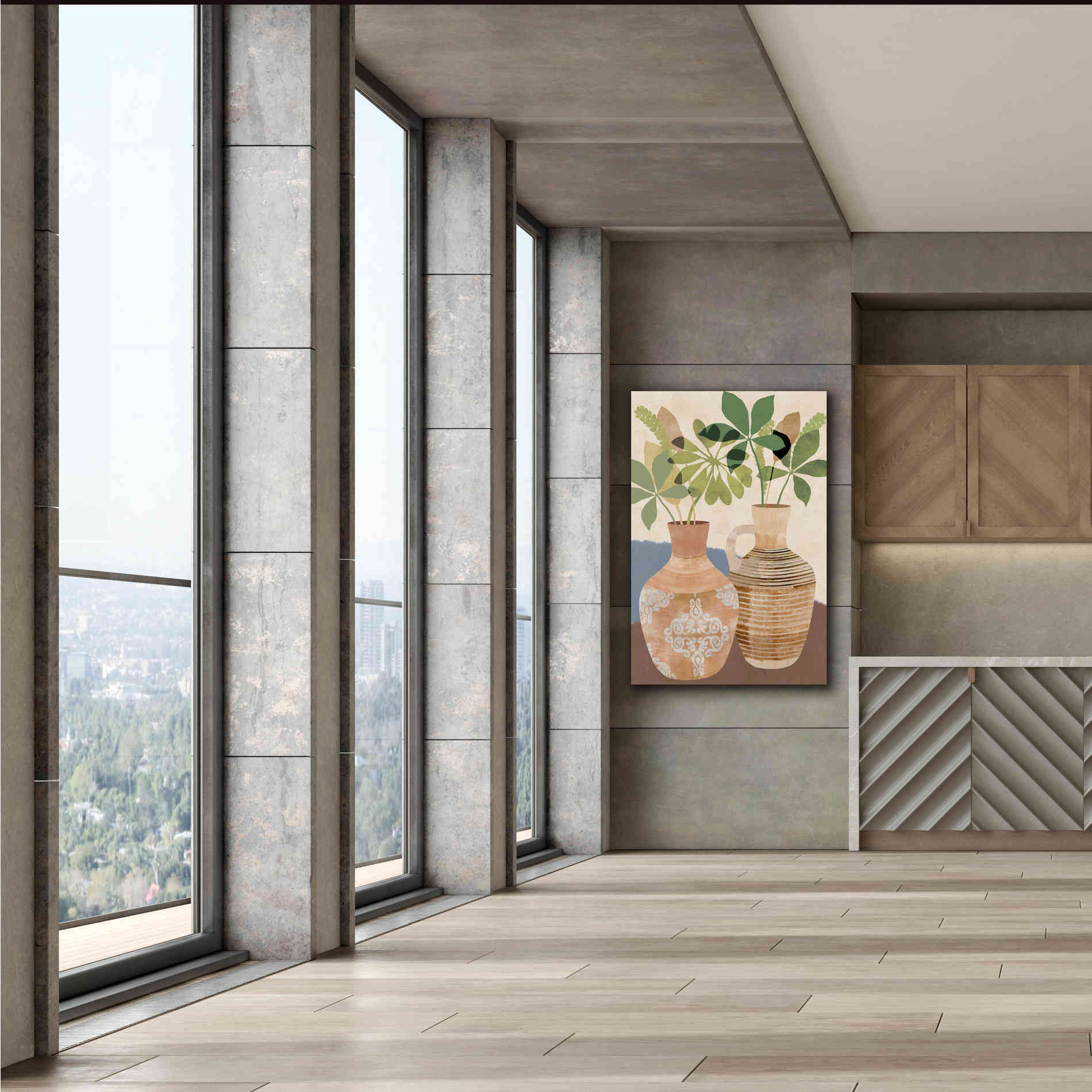 'Boho Still Life II' by Flora Kouta Giclee Canvas Wall Art,40 x 60