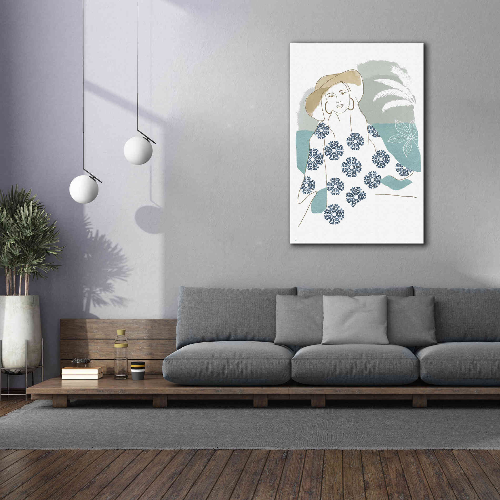 'Cap Esterel I' by Flora Kouta Giclee Canvas Wall Art,40 x 60