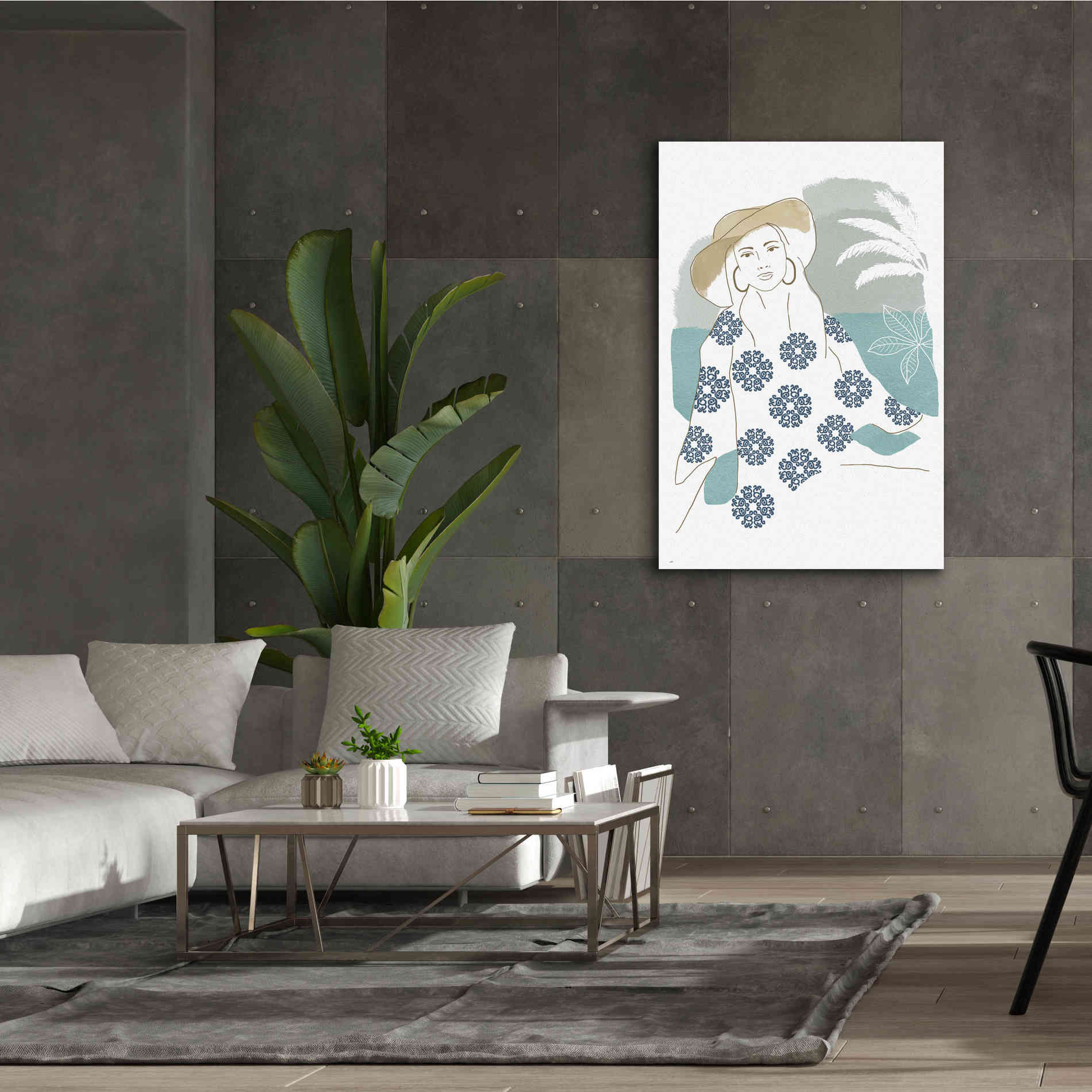 'Cap Esterel I' by Flora Kouta Giclee Canvas Wall Art,40 x 60