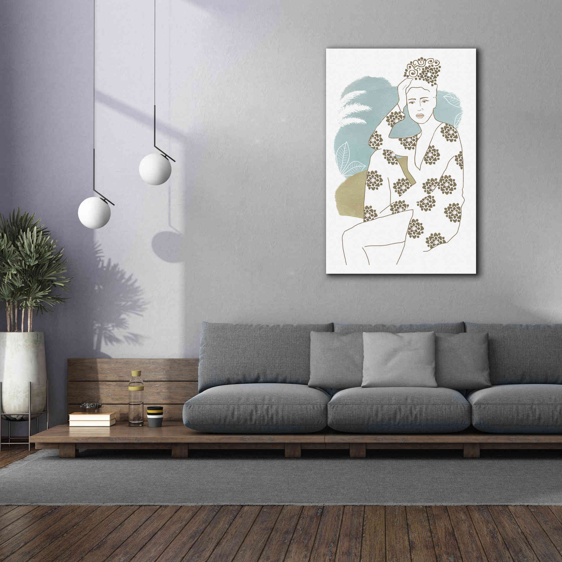 'Cap Esterel II' by Flora Kouta Giclee Canvas Wall Art,40 x 60