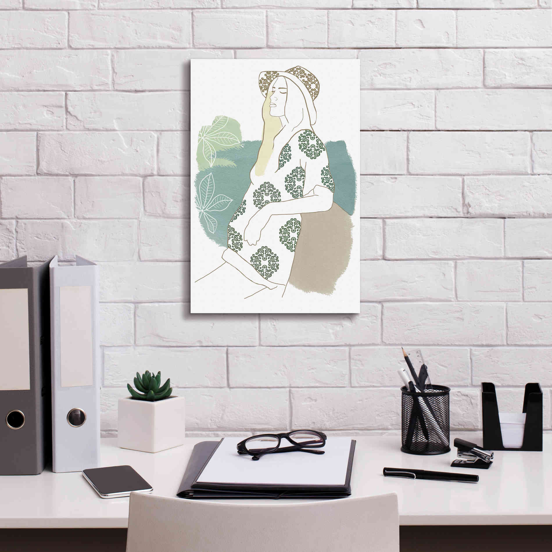 'Cap Esterel III' by Flora Kouta Giclee Canvas Wall Art,12 x 18