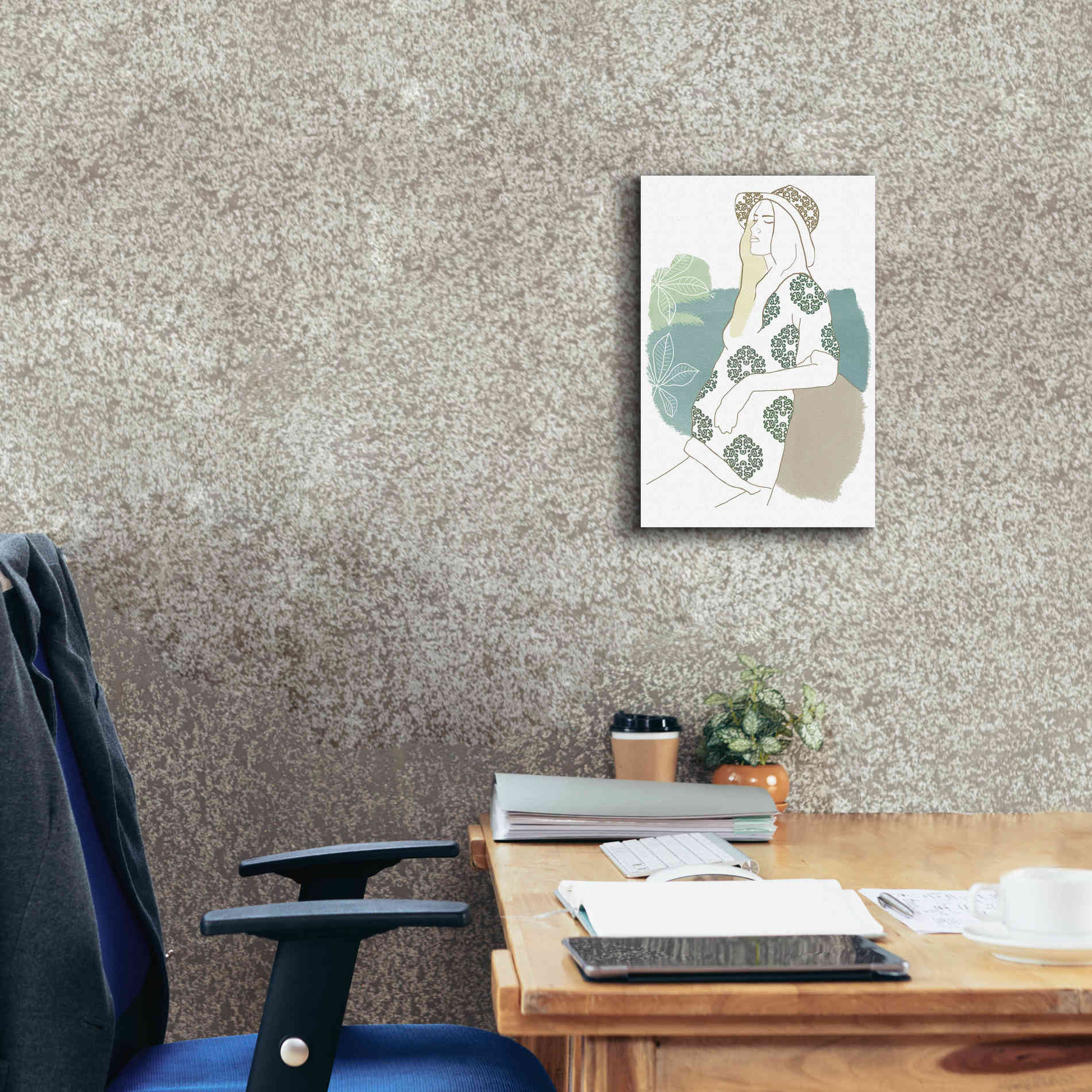 'Cap Esterel III' by Flora Kouta Giclee Canvas Wall Art,12 x 18