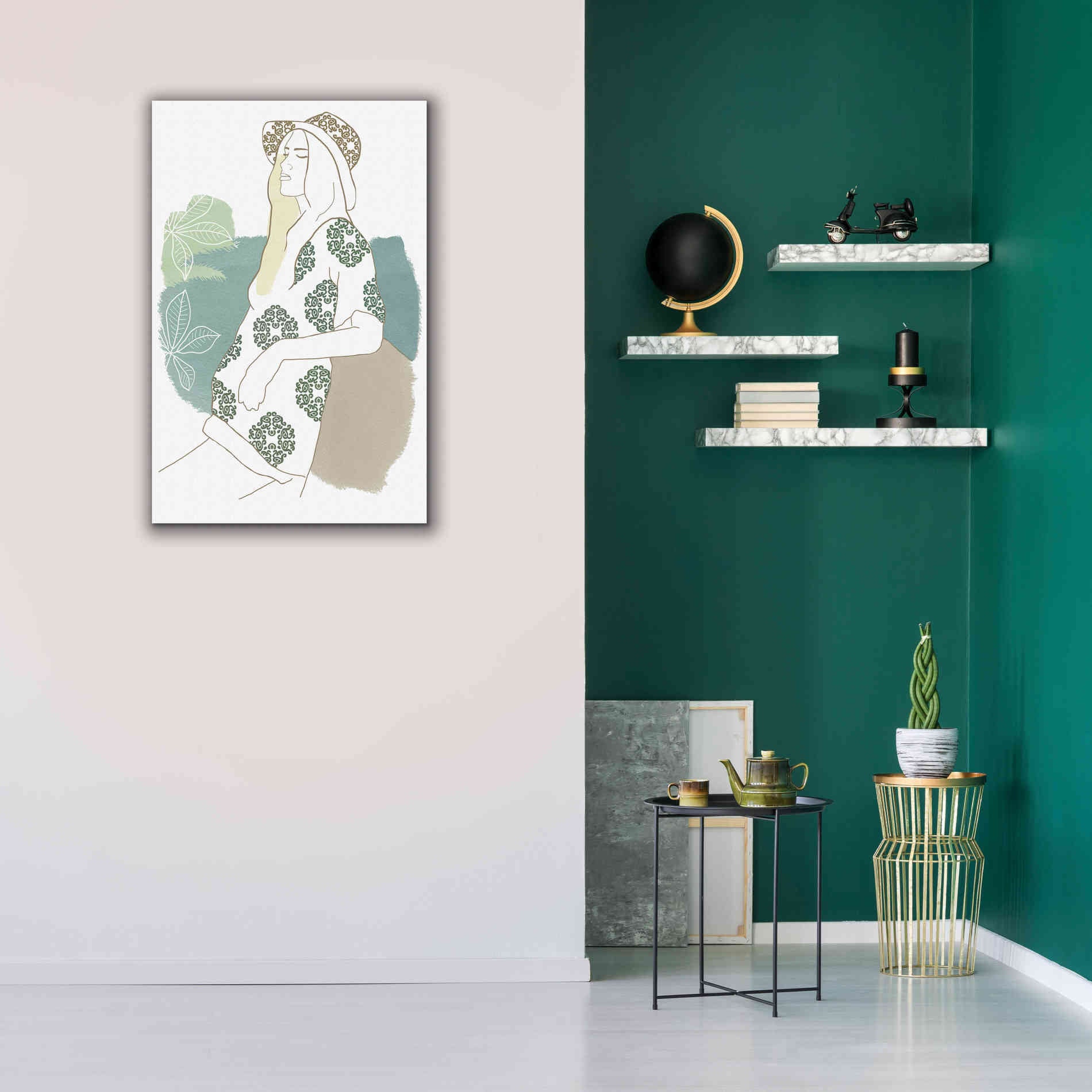 'Cap Esterel III' by Flora Kouta Giclee Canvas Wall Art,26 x 40