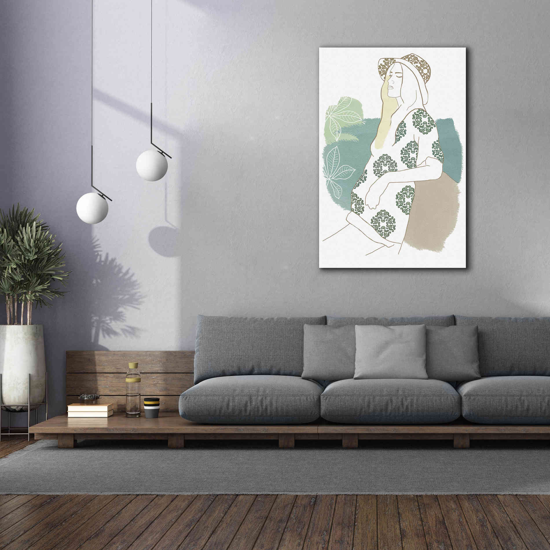 'Cap Esterel III' by Flora Kouta Giclee Canvas Wall Art,40 x 60