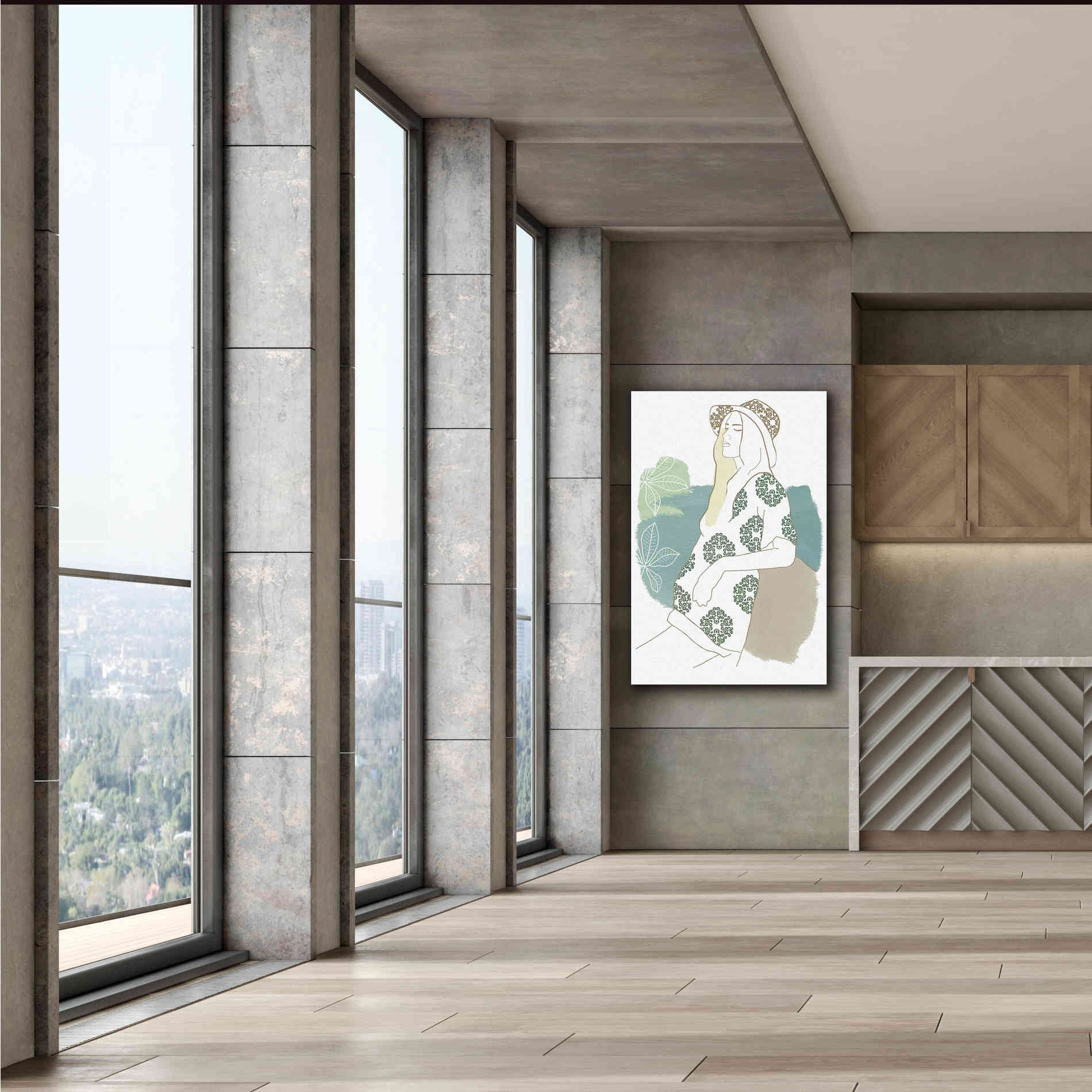 'Cap Esterel III' by Flora Kouta Giclee Canvas Wall Art,40 x 60