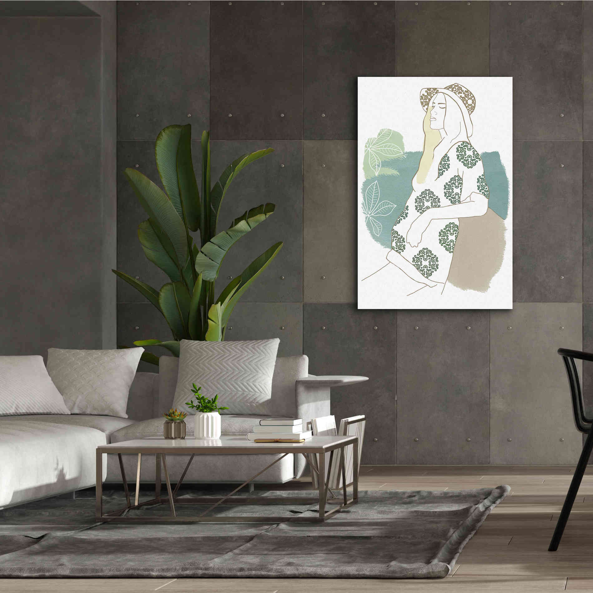 'Cap Esterel III' by Flora Kouta Giclee Canvas Wall Art,40 x 60