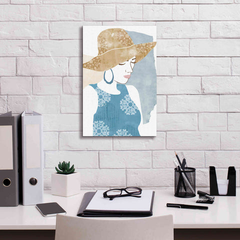 Image of 'Chapeau Boho I' by Flora Kouta Giclee Canvas Wall Art,12 x 18