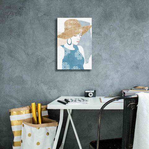 Image of 'Chapeau Boho I' by Flora Kouta Giclee Canvas Wall Art,12 x 18