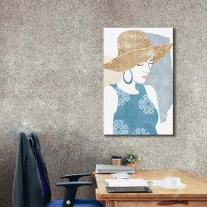 'Chapeau Boho I' by Flora Kouta Giclee Canvas Wall Art,26 x 40