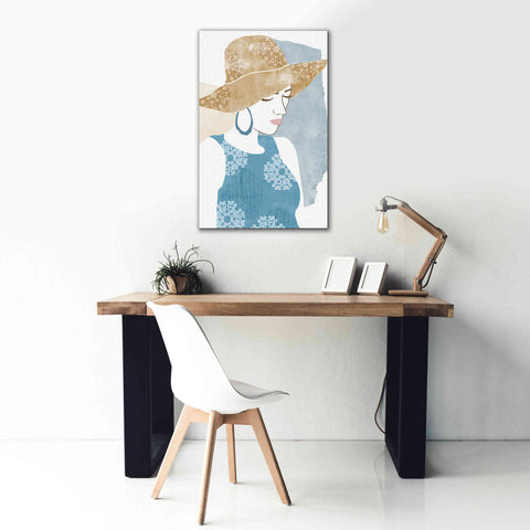 Image of 'Chapeau Boho I' by Flora Kouta Giclee Canvas Wall Art,26 x 40