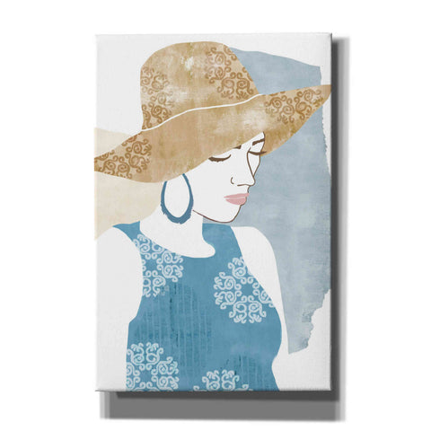 Image of 'Chapeau Boho I' by Flora Kouta Giclee Canvas Wall Art