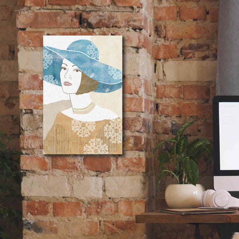 Image of 'Chapeau Boho II' by Flora Kouta Giclee Canvas Wall Art,12 x 18