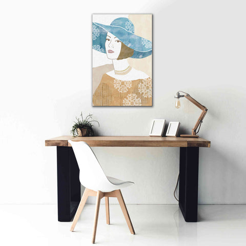 Image of 'Chapeau Boho II' by Flora Kouta Giclee Canvas Wall Art,26 x 40