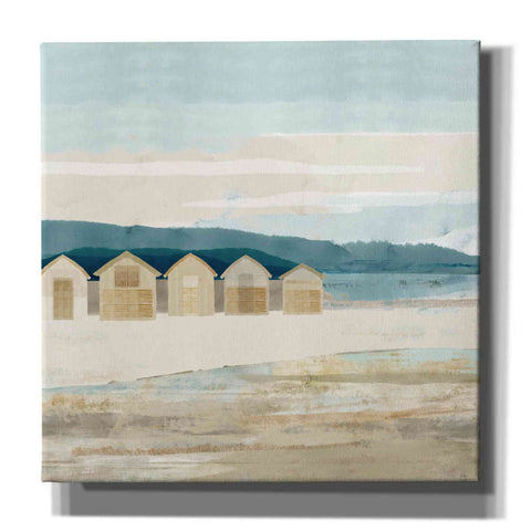 Image of 'Stone Bay Huts I' by Flora Kouta Giclee Canvas Wall Art