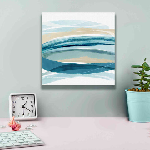 Image of 'Cirrus Flow I' by Flora Kouta Giclee Canvas Wall Art,12 x 12