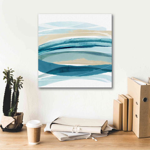Image of 'Cirrus Flow I' by Flora Kouta Giclee Canvas Wall Art,18 x 18