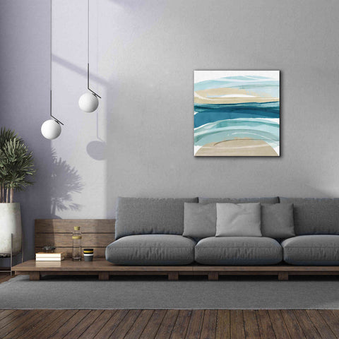 Image of 'Cirrus Flow II' by Flora Kouta Giclee Canvas Wall Art,37 x 37