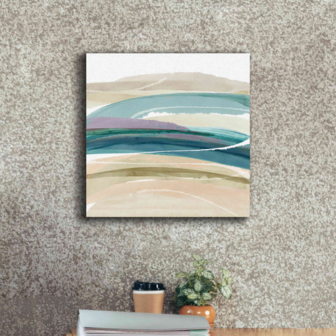 Image of 'Cirrus Flow III' by Flora Kouta Giclee Canvas Wall Art,18 x 18