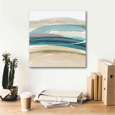 Image of 'Cirrus Flow III' by Flora Kouta Giclee Canvas Wall Art,18 x 18