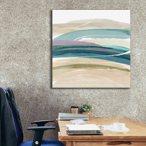 Image of 'Cirrus Flow III' by Flora Kouta Giclee Canvas Wall Art,37 x 37